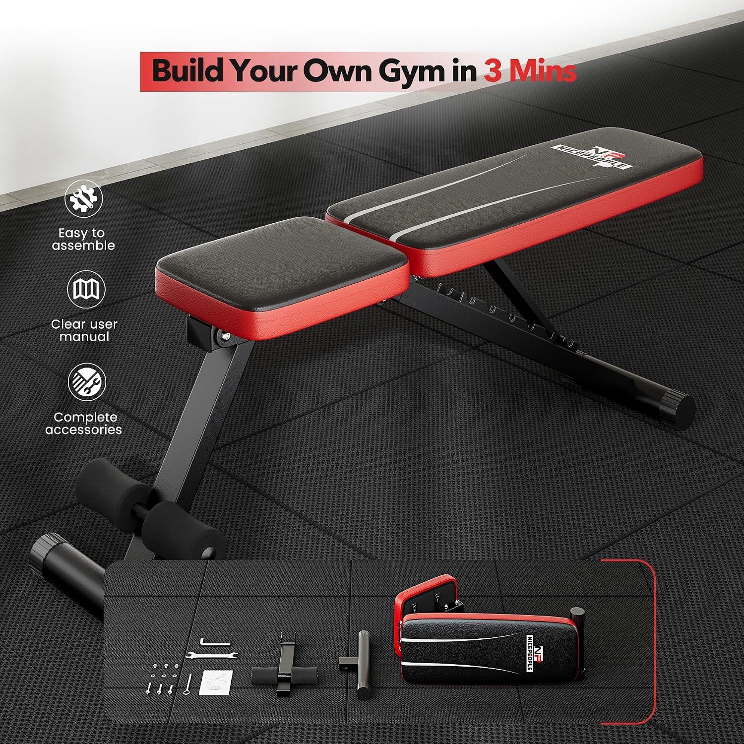 Our Take on NICEPEOPLE's Adjustable Bench: Compact Strength