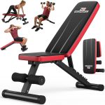NICEPEOPLE Adjustable Weight Bench for Home Gym 8 Backrests